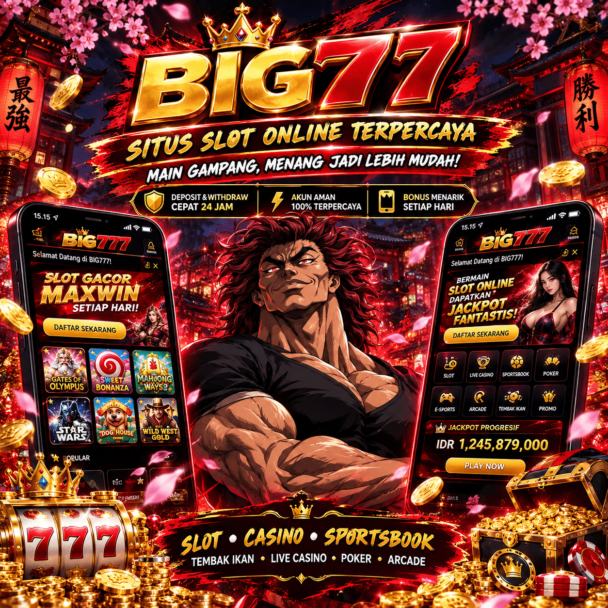 BIG777♨️ Slot Gacor Slots Jackpot Casino Situs BIG 777 untuk Main Hari Ini